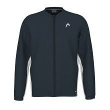 Head Tennis Jacket Breaker Full Zip 2024 (Moisture Transfer Microfiber Technology) Navy Blue/White Men