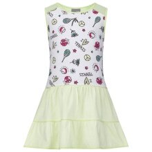 Head Tennis Dress 2023 (separate inner shorts, 100% cotton) white/green toddlers