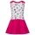 Head Tennis Dress 2023 (separate inner shorts, 100% cotton) white/berrypink toddlers