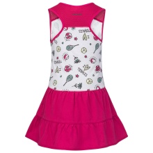 Head Tennis Dress 2023 (separate inner shorts, 100% cotton) white/berrypink toddlers