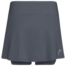 Head Tennis Skirt with Inner Shorts Club Basic Charcoal Grey Girls