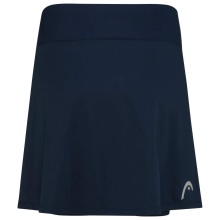 Head Tennis Skirt with Inner Shorts Club Basic 2023 (elastic waistband) dark blue Women