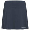 Head Tennis Skirt with Inner Shorts Club Basic 2023 (elastic waistband) navy blue Women