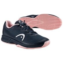 Head Tennis Shoes Revolt Pro 4.0 Clay/Sand Court Dark Blue/Pink Ladies