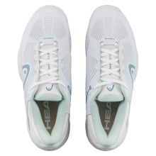 Head Tennis Shoes Revolt Pro 4.5 Clay/Sand Court White/Aqua Blue Ladies