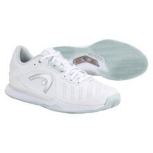 Head Tennis Shoes Sprint Evo 3.0 Clay/Sand Court 2024 White/Mint Green Ladies