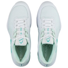 Head Tennis Shoes Sprint Pro 3.5 Clay/Sand Court White/Aqua Blue Ladies