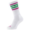 Head Tennis Sock 1P Long (Cotton) White/Green/Pink Men - 1 Pair