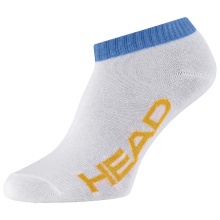 Head Tennis Socks Sneaker white/yellow/blue - 1 Pair