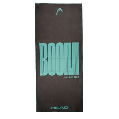 Head Towel (Microfiber) Boom Towel black/blue 160x70cm