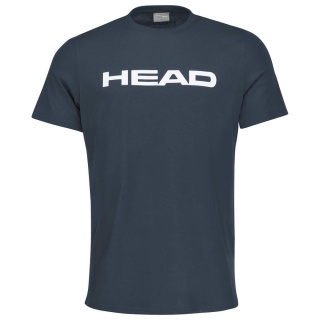 Head Tennis T-shirt Club Basic 2023 (Mixed Fabric) Navy Blue/White Men