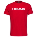 Head Tennis T-shirt Club Basic 2023 (Mixed Fabric) Red/White Men