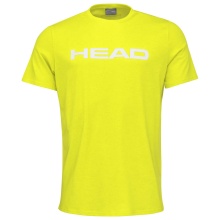 Head Tennis T-shirt Club Basic (Mixed Fabric) Yellow/White Men