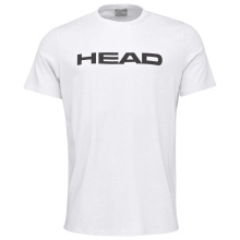 Head Tennis T-shirt Club Basic 2023 (Mixed Fabric) white/black Boys