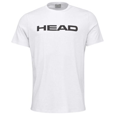 Head Tennis T-shirt Club Basic 2023 (Mixed Fabric) white/black Boys