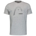 Head Tennis T-shirt Club Carl 2023 (Mixed Fabric) Light Grey Men