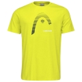 Head Tennis T-shirt Club Carl 2023 (Mixed Fabric) Yellow Men