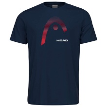 Head Tennis T-Shirt Club Carl Dark Blue/Red Boys