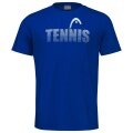 Head Tennis T-shirt Club Colin 2023 (Mixed Fabric) Royal Blue Boys