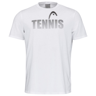 Head Tennis T-shirt Club Colin 2023 (Mixed Fabric) White Boys