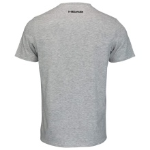 Head Tennis T-shirt Club Ivan 2023 (Mixed Fabric) Light Grey/Black Men