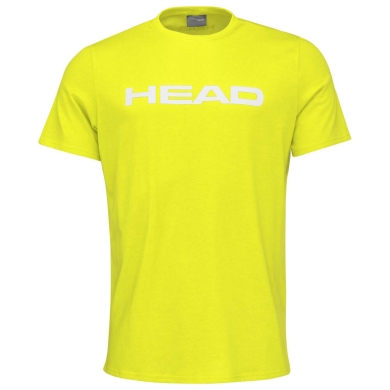 Head Tennis T-shirt Club Ivan 2023 (Mixed Fabric) Yellow/White Boys