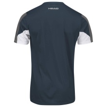 Head Tennis T-shirt Club Technical (Moisture Transfer Microfiber Technology) navy blue Boys