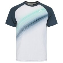 Head Tennis T-shirt Topspin (Moisture Transfer Microfiber Technology) navy blue/white Boys