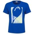 Head Tennis T-shirt Vision 2023 (Mixed Fabric) Royal Blue Kids