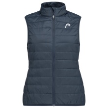 Head Sport Vest Stay Lightweight (Quilted Vest, Stand-up Collar) Navy Blue Women