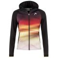 Head Tennis Jacket DTB Breaker with Hood black/multicoloured Women