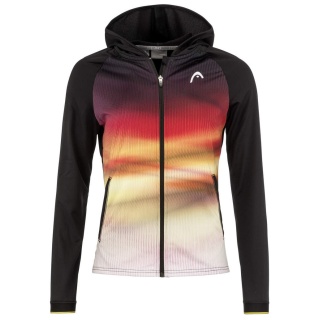 Head Tennis Jacket DTB Breaker with Hood black/multicoloured Women