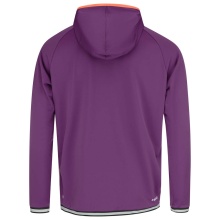 Head Hoodie with Hood Topspin (100% Polyester) purple/orange Men's