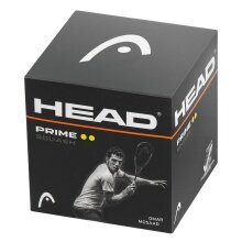 Head Squashball Prime (2 yellow dots, Speed very slow) black - 1 Ball