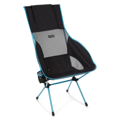 Helinox Camping Chair Savanna Chair (larger backrest, wider seat) black/blue