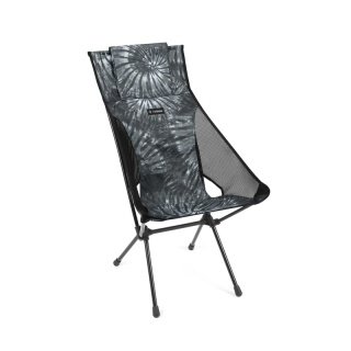 Helinox Camping Chair Sunset Chair (high backrest, new adjustable headrest) Black Tie Dye black