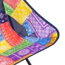 Helinox Camping Chair Sunset Chair (high backrest, new adjustable headrest) Rainbow Bandana colorful