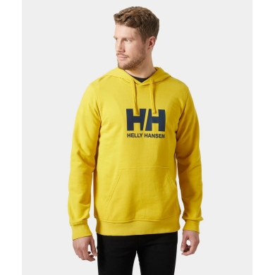 Helly Hansen Logo Hoodie (Organic Cotton) Yellow Men