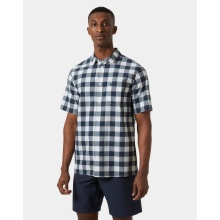 Helly Hansen Short Sleeve Shirt Fjord QD 2.0 (comfortable feel) navy blue/white Men