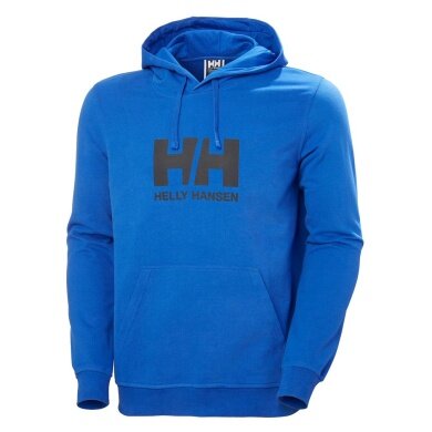 Helly Hansen Logo Hoodie (Organic Cotton) Cobalt Blue Men