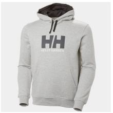 Helly Hansen Logo Hoodie (Organic Cotton) Grey Men