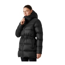 Helly Hansen Winter Quilted Coat Essence Down Parka (warm, PFC-free) black Women