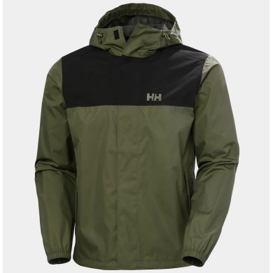 Helly Hansen hiking jacket/rain jacket Vancouver (waterproof, breathable) dark green men