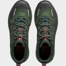 Helly Hansen Hiking Shoes Cascade Low HellyTech Waterproof Dark Green Men