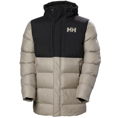 Helly Hansen Winter Quilted Jacket Active Puffy Long (warm, water-repellent) light grey/black Men's