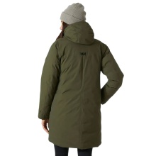 Helly Hansen Adore Tech Parka Winter Coat (waterproof, warm, High Loft insulation) dark green Ladies