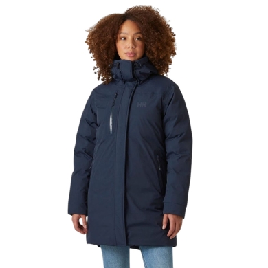 Helly Hansen Adore Tech Parka Winter Coat (waterproof, warm, High Loft insulation) navy blue Ladies