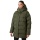 Helly Hansen Winter Coat Aspire Puffy Quilted Parka (very warm, High Loft insulation) dark green Ladies