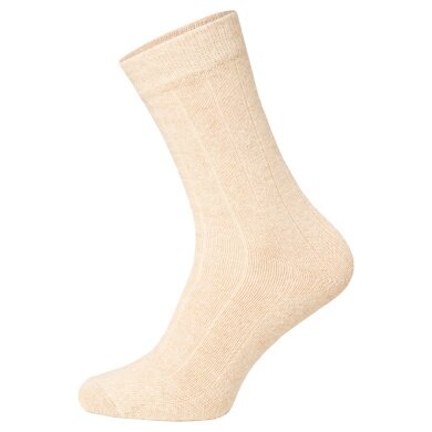 HomeOfSocks Daily Sock The Goat (Merino and Cashmere) beige - 2 pairs