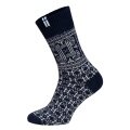 HomeOfSocks Wool Socks Scandinavian Finland navy blue - 1 Pair